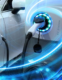 Installation borne de recharge automobile